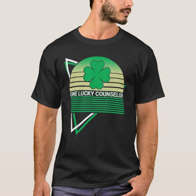 Funny St Patricks Day Irish St Patrick One Lucky C T-Shirt (Front)