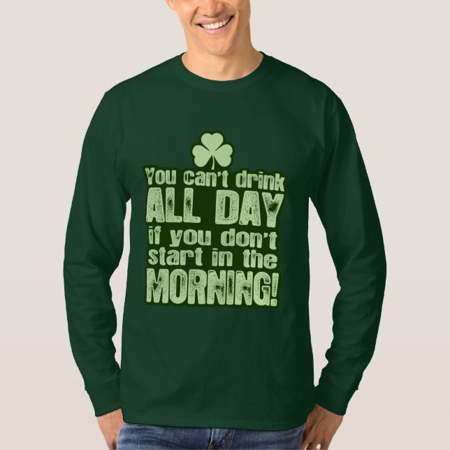 Funny St Patrick's Day Irish T-Shirt (Front)