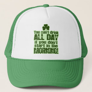 Funny St Patrick's Day Irish Trucker Hat