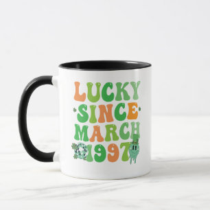Funny St Patrick's Day Lucky Since March 1997 Mug