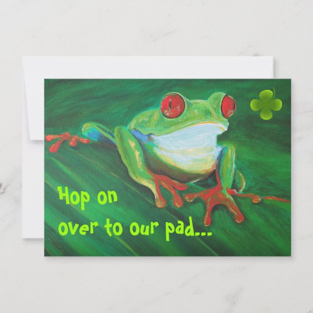 Funny St Patrick's Day party Invites (Front)