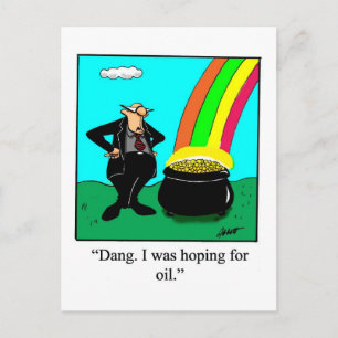 Funny St. Patrick's Day Postcard