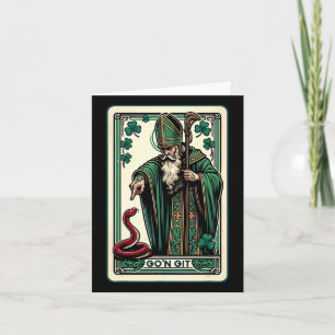 Funny St Patricks Day Tarot Card Go'n Git St Patri