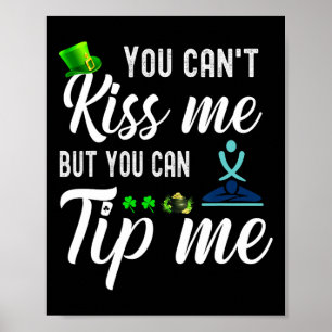 Funny St Patricks Day Tee Mage Therapist Men Women Poster