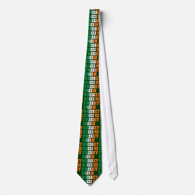 Funny  St Patrick's day Tie (Front)