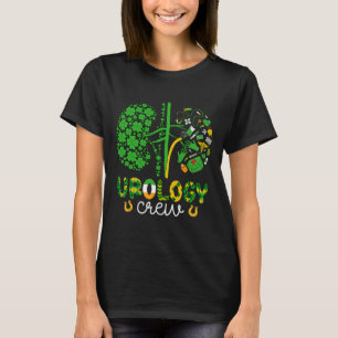 Funny St Patricks Day Urology Crew Shamrock Nurse T-Shirt