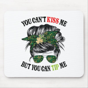Funny St Patricks Day Waitress Bartender Waiter Ti Mouse Pad