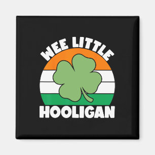 Funny St Patrick's Day Wee Little Hooligan Teen Bo Magnet