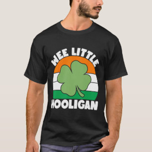 Funny St Patrick's Day Wee Little Hooligan Teen Bo T-Shirt