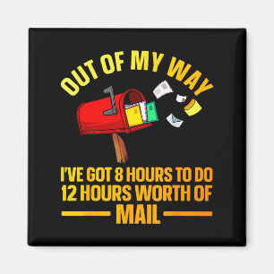 Funny Stal Worker Art For Men Women Mail Man Mail Magnet