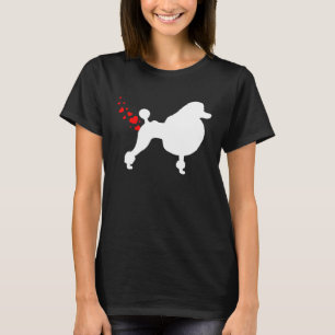 Funny Standard Poodle Owner Valentines Day Heart F T-Shirt