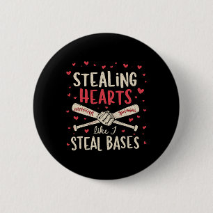 Funny Stealing Hearts Like I Steal Ses Sell Valent 6 Cm Round Badge