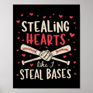 Funny Stealing Hearts Like I Steal Ses Sell Valent Poster