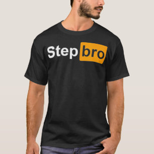 Funny Step Bro spoof gag tee design