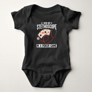 Funny Stethoscope Joke Nurse Doctor Hospital Humou Baby Bodysuit