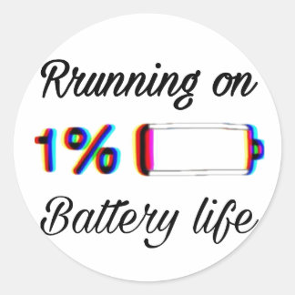 funny sticker/ 1 inch classic round sticker