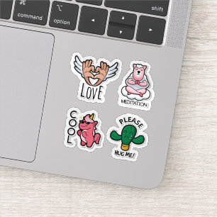 Funny sticker set