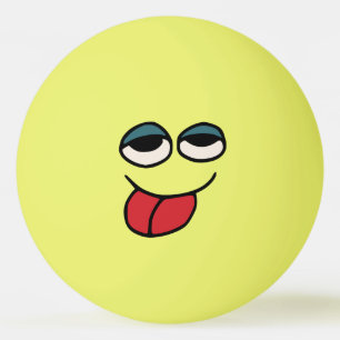 Funny Sticking Out Tounge Ping Pong Ball