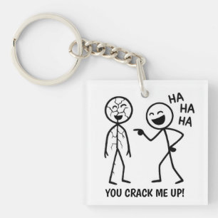 Funny Stickman Key Ring