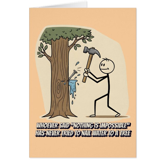 Funny stickman slogan (Front)