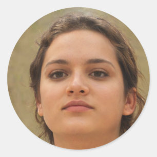 funny sticter classic round sticker