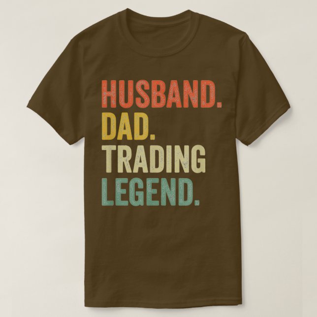 Funny Stock Trader Day Trading Crypto Bitcoin T-Shirt (Design Front)