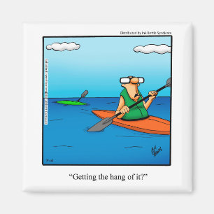 Funny Stocking Stuffer Kayak Humour Magnet