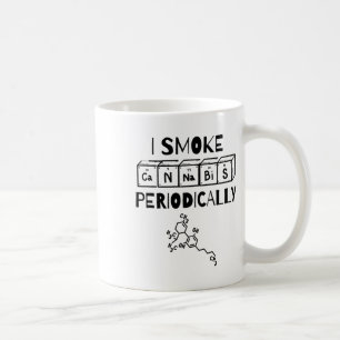 Funny Stoner Day Periodic Table Science Thc  Coffee Mug