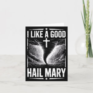 Funny Storm Chaser Costume Jesus Faith Card