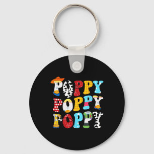 Funny Story Poppy Toy Boy Story Dad Fathers Day Te Key Ring