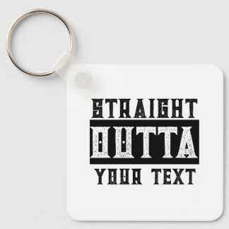 Funny 'Straight Outta Your Text' Key Ring
