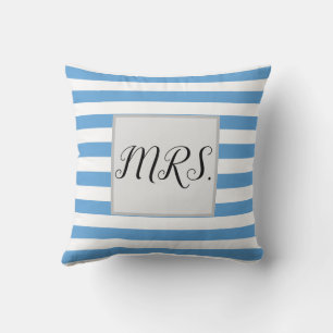 Funny Striped Mrs Cushion