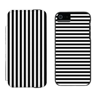Funny Stripes BLACK + your background colour Incipio Watson™ iPhone 5 Wallet Case
