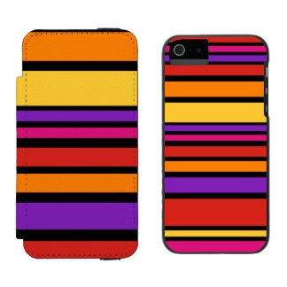 Funny Stripes coloured I + your background colour Incipio Watson™ iPhone 5 Wallet Case