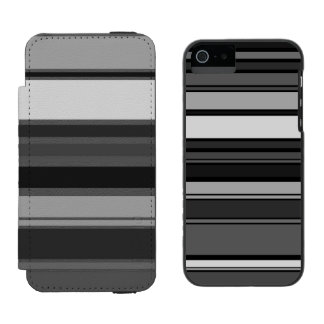 Funny Stripes coloured XI + your background colour Incipio Watson™ iPhone 5 Wallet Case