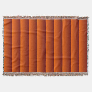 Funny Stripes Pattern - red orange + your idea Throw Blanket