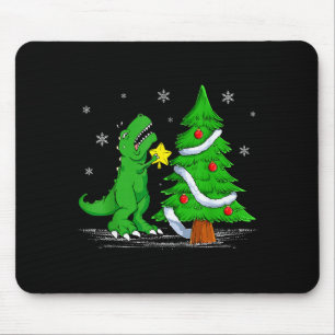 Funny Struggle Is Real Dinosaur T-rex Dino Christm Mouse Pad