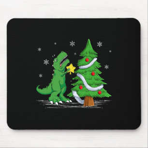 Funny Struggle Is Real Dinosaur T-rex Dino Christm Mouse Pad