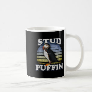 Funny Stud Muffin Vintage Retro Style Stud Puffin Coffee Mug
