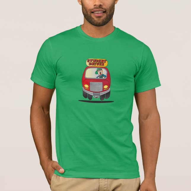 Funny Student Driver T-Shirt (Front)
