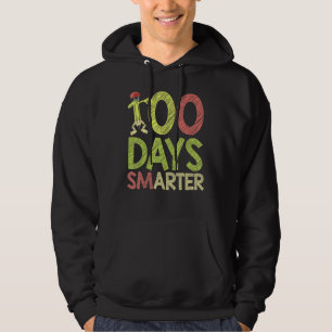 Funny Student Kids Gift Dab Pencil Happy 100 Days Hoodie