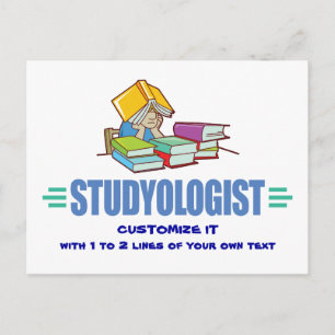 Funny Student Postcard
