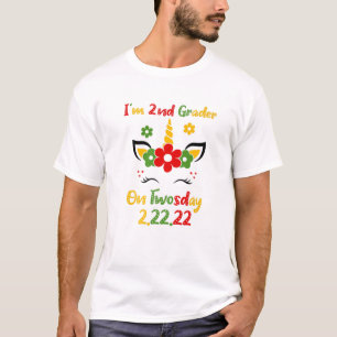 Funny Students Quote, I'm 2Nd Grader On Towsday, S T-Shirt