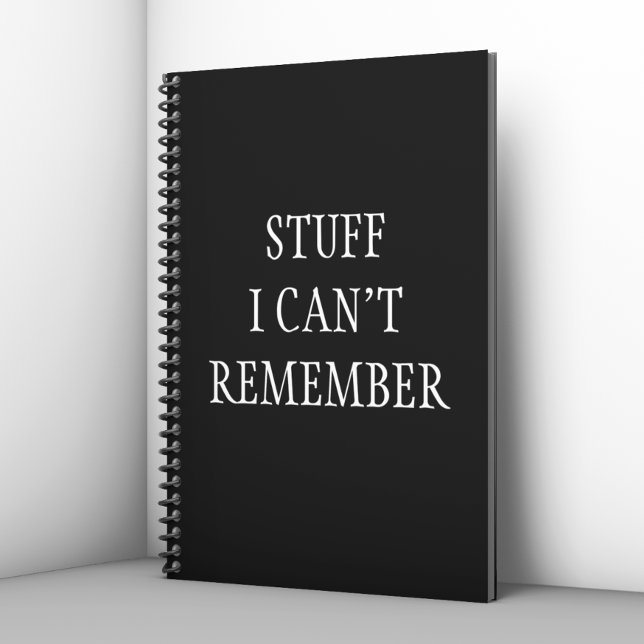 Funny Stuff I Can't Remember Notebook (Creator Uploaded)