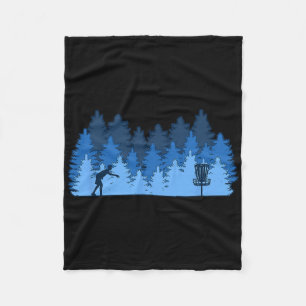 Funny Stupid Tree, Disc Golf Gift Idea Fleece Blanket
