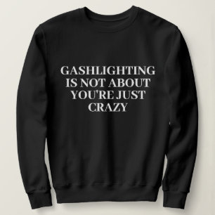 Funny Stylish Cute Custom Minimal Monogram Black  Sweatshirt