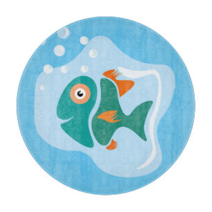 Funny Stylish Fish Cutting Board