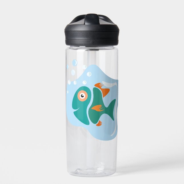 Funny Stylish Fish Water Bottle (Front)