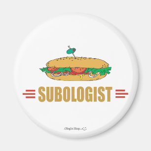 Funny Submarine Sandwich Magnet
