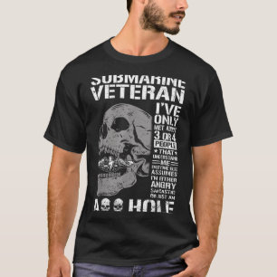 Funny Submarine Veteran Saying Skull US Submarine T-Shirt